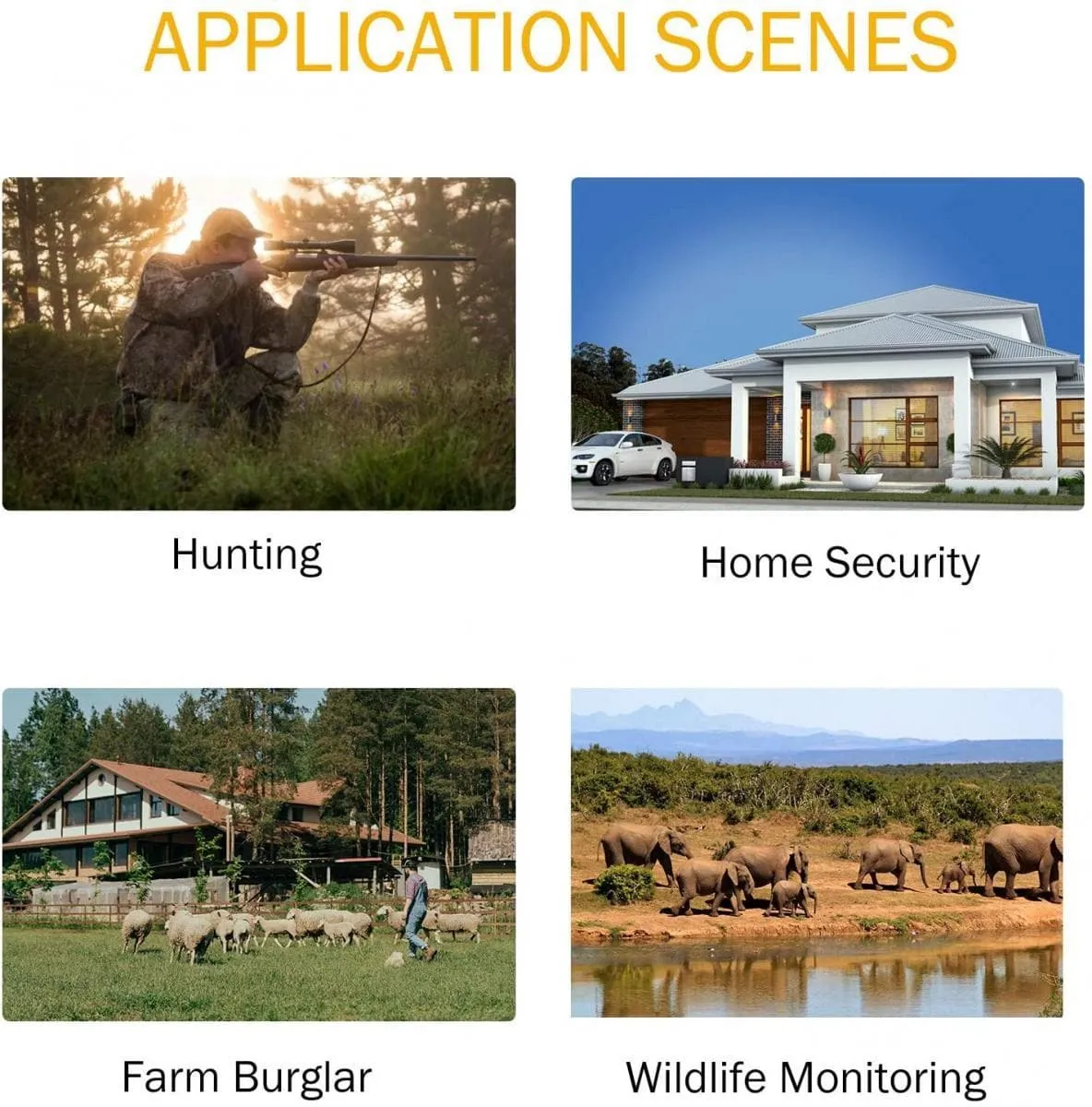 LTE 4G Cellular Trail Cameras 30MP 4k Live Video Wireless Camera for Wildlife Monitoring with 120°Detection Range Motion Activated Night Vision Waterproof