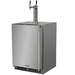 Lynx 24" Outdoor Beverage Dispenser with Keg Option - Left Hinge
