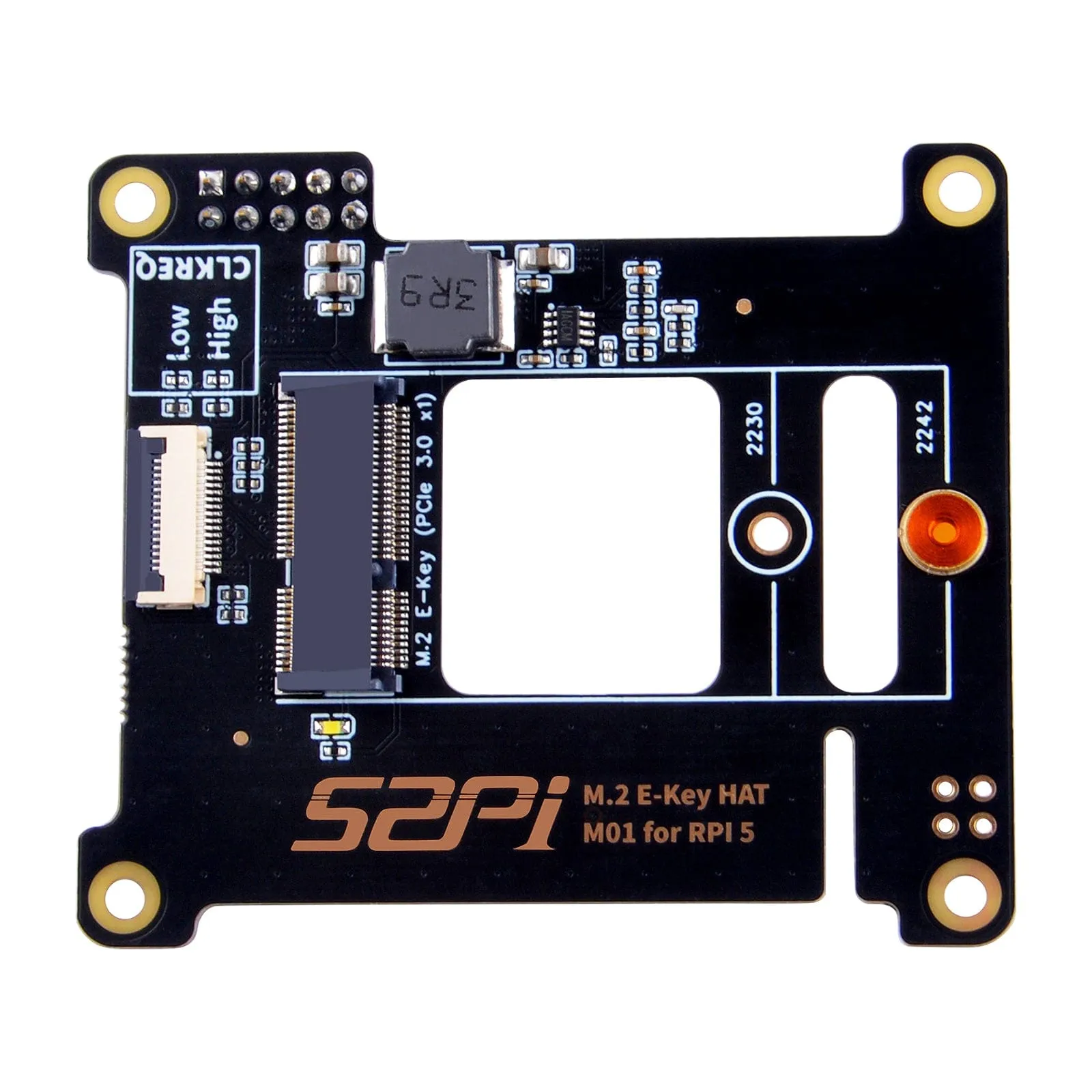 M.2 2242 E-Key Top for Raspberry Pi 5