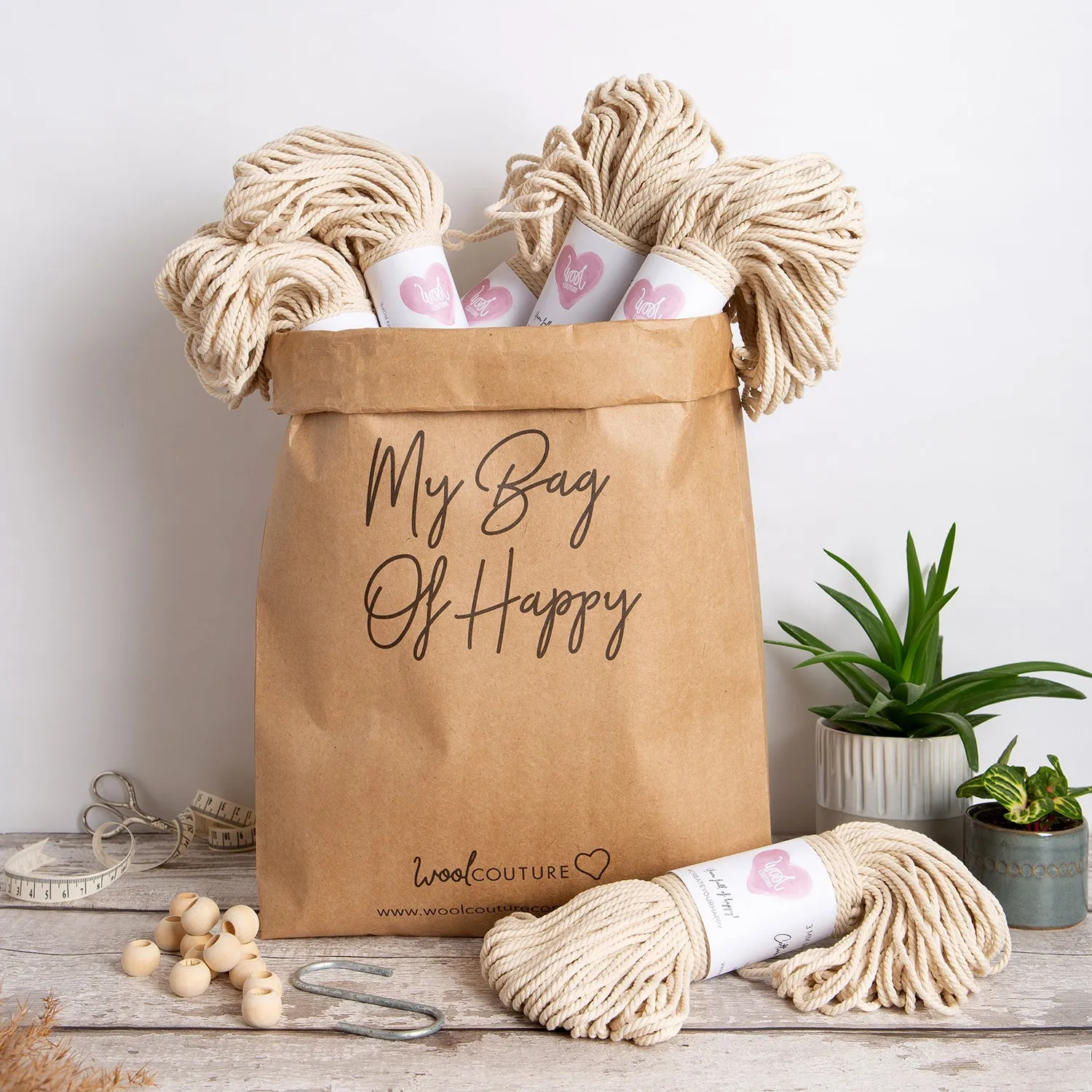 Macrame Pouffe Crochet Kit