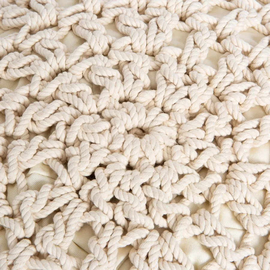 Macrame Pouffe Crochet Kit