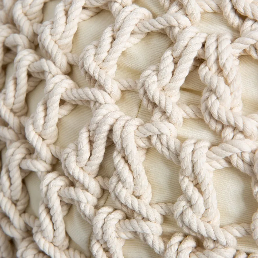 Macrame Pouffe Crochet Kit