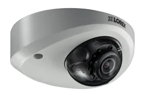 Mini Audio HD IP 2K Metal Dome Security Camera, 150ft Color Night Vision