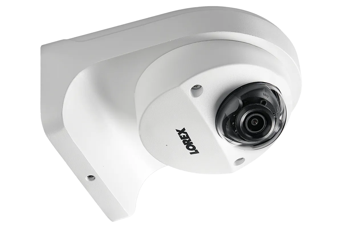 Mini Audio HD IP 2K Metal Dome Security Camera, 150ft Color Night Vision