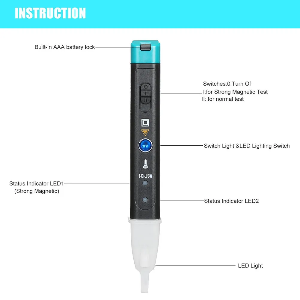 MST-101 Automotive Electronic Fault Detector Spark Plug Tester