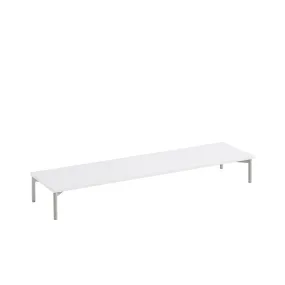 muuto | stacked storage system | podium with tube base 131cm | white   grey