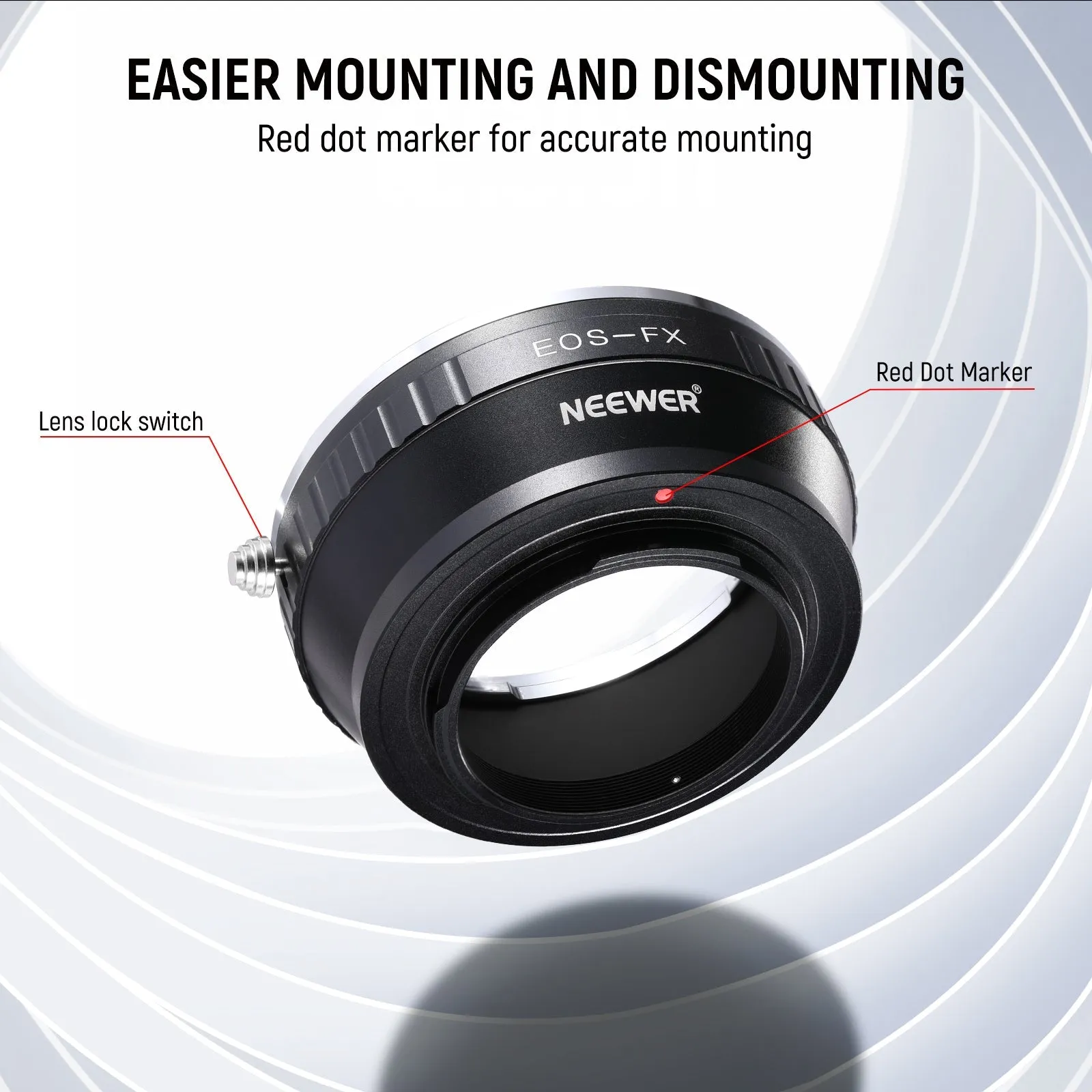 NEEWER EF-FX EF-S Lens to Fujifilm X Lens Mount Adapter