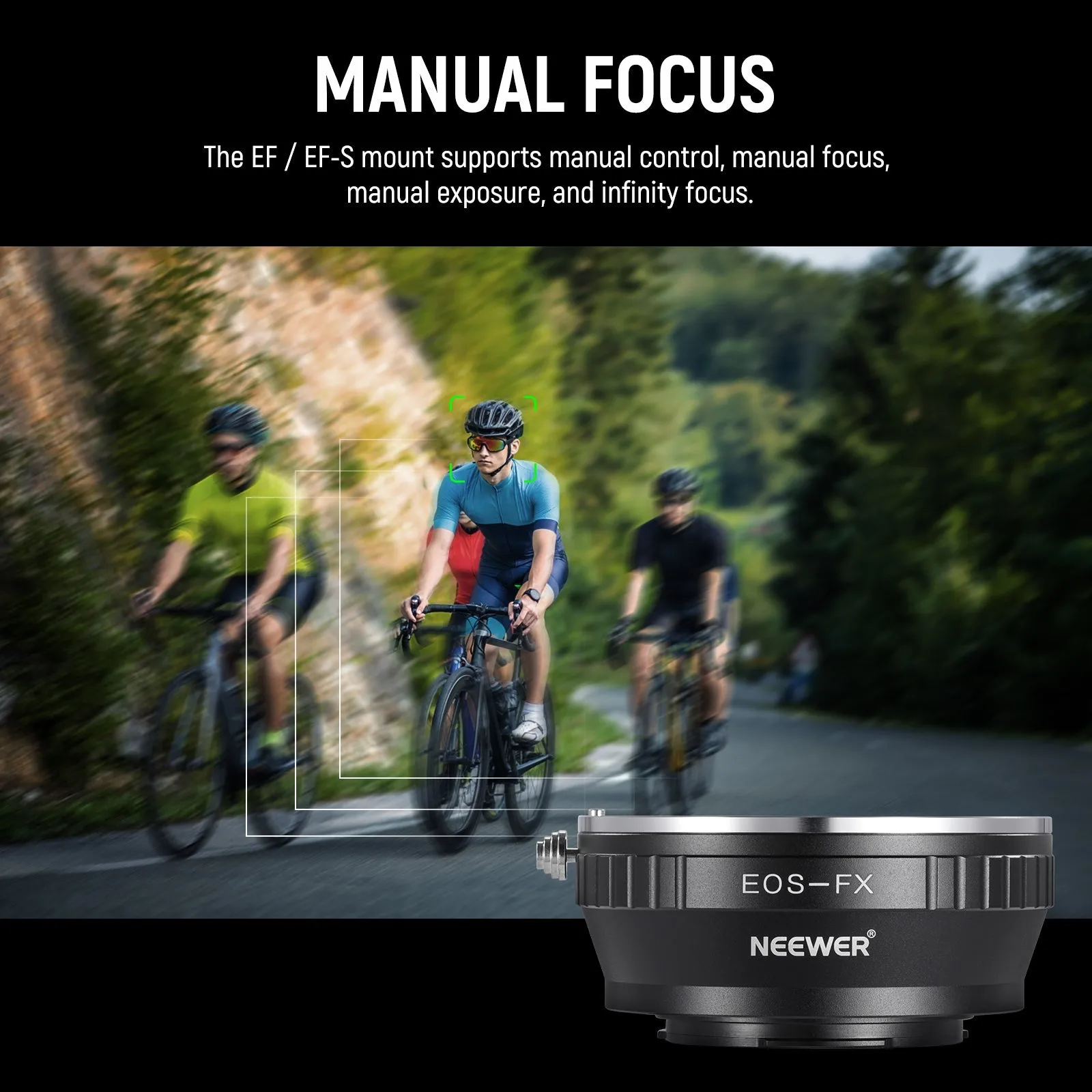 NEEWER EF-FX EF-S Lens to Fujifilm X Lens Mount Adapter
