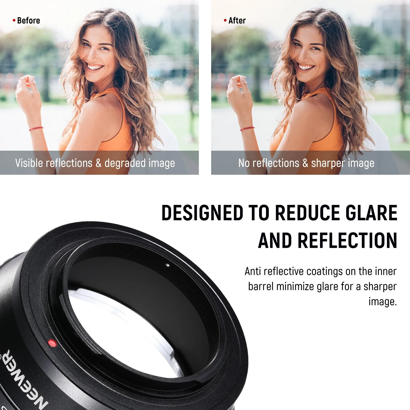 NEEWER EF-FX EF-S Lens to Fujifilm X Lens Mount Adapter