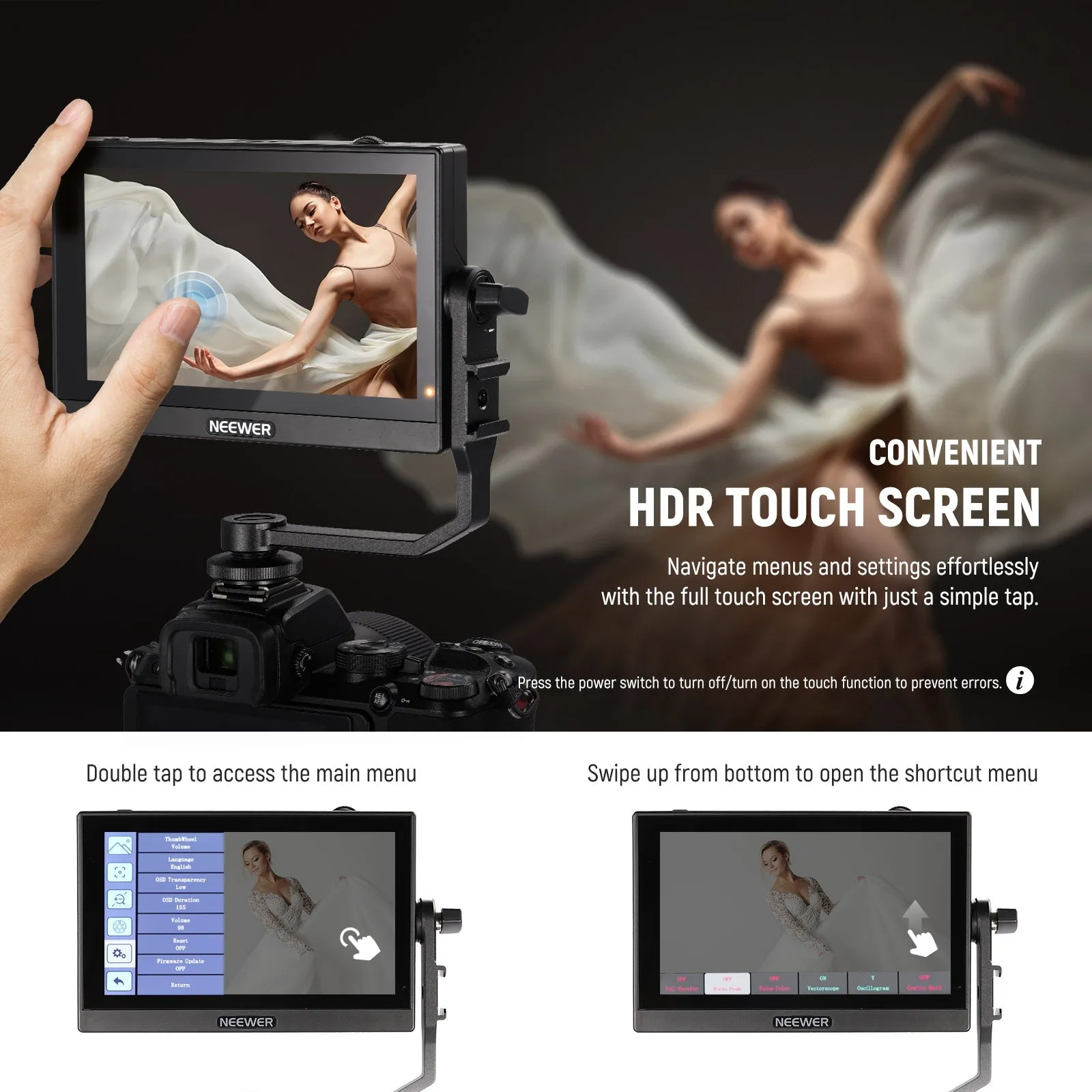 NEEWER F500 5.5 Inch Camera Monitor