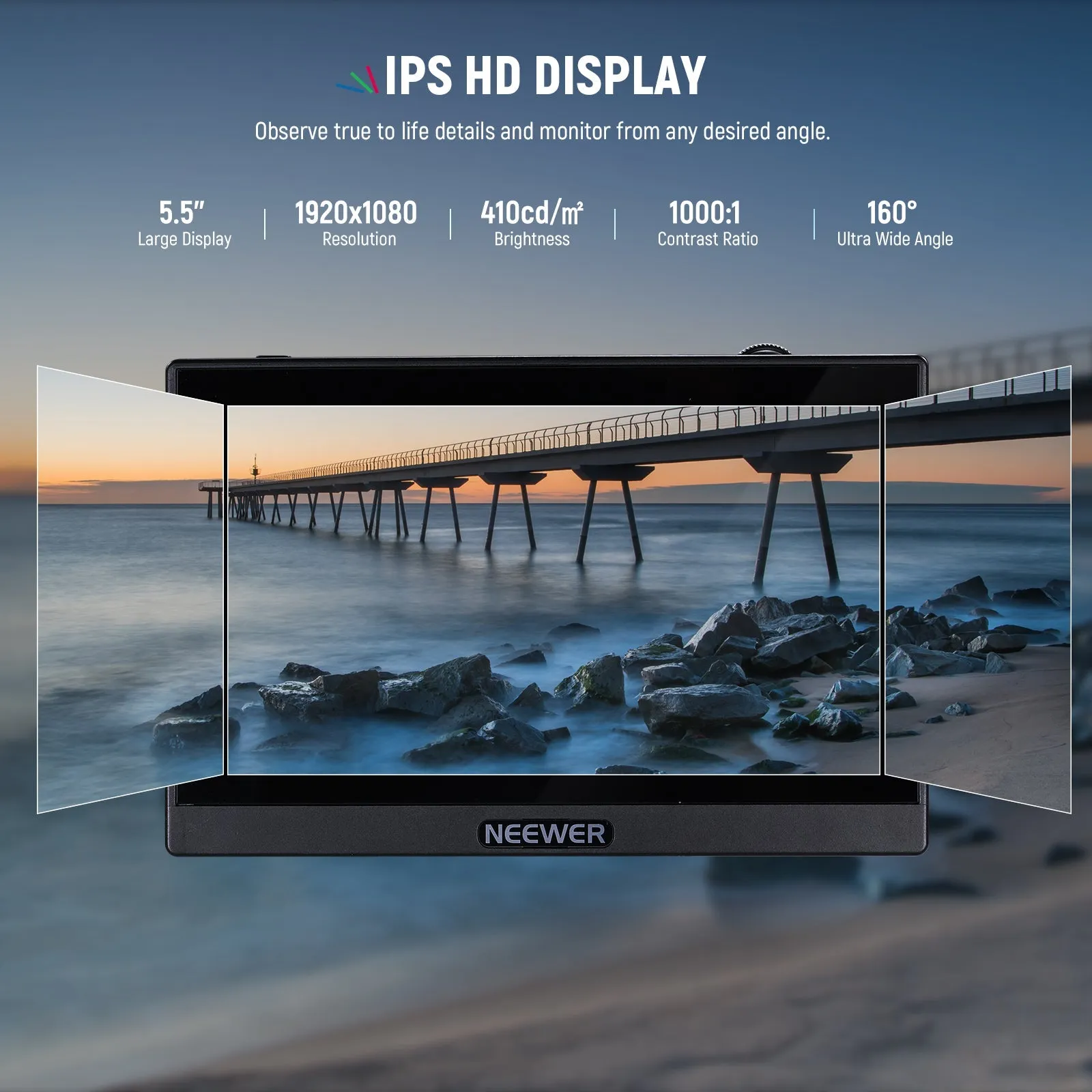 NEEWER F500 5.5 Inch Camera Monitor