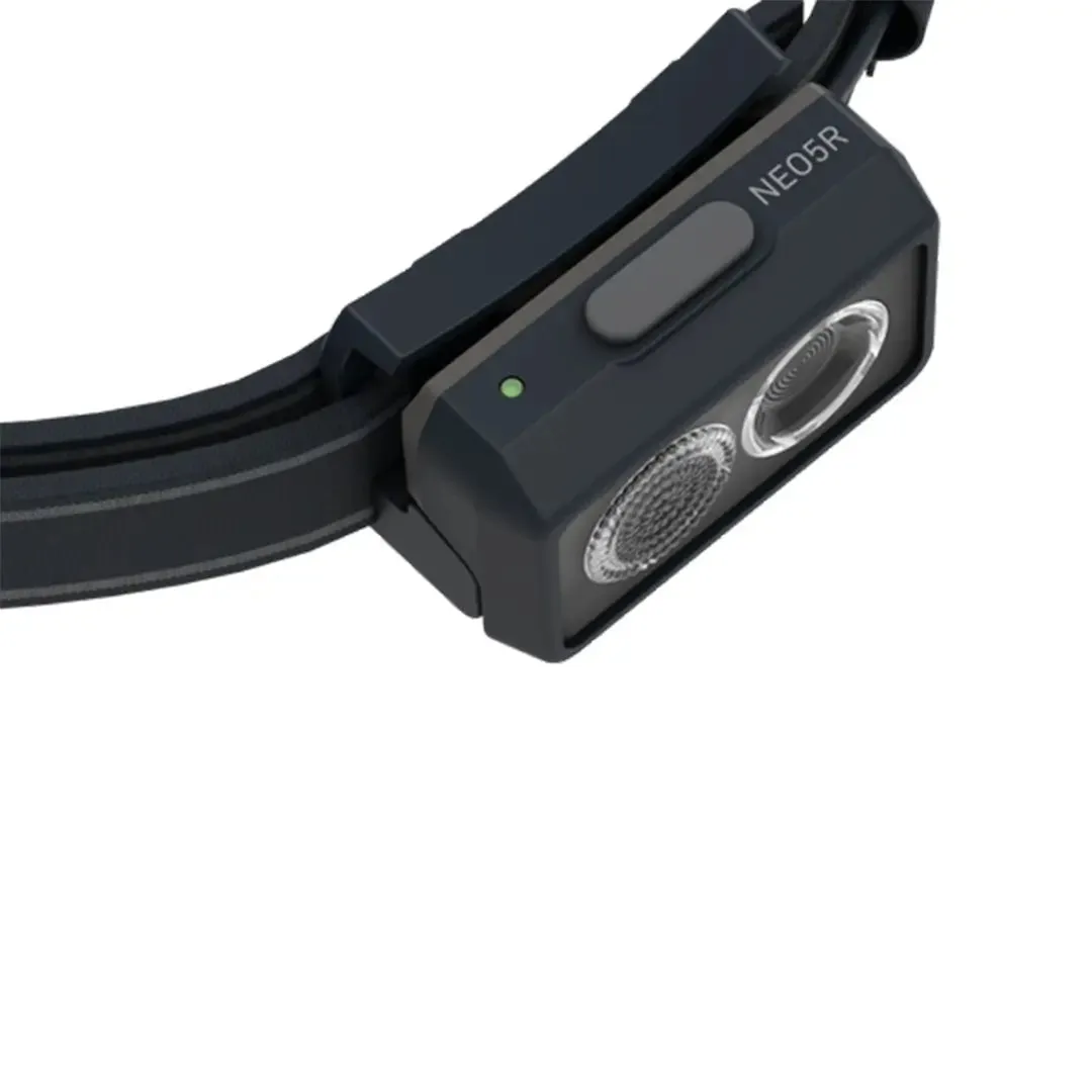 NEO5R Running Head Torch w/ Chest Strap - Grey by LED Lenser
