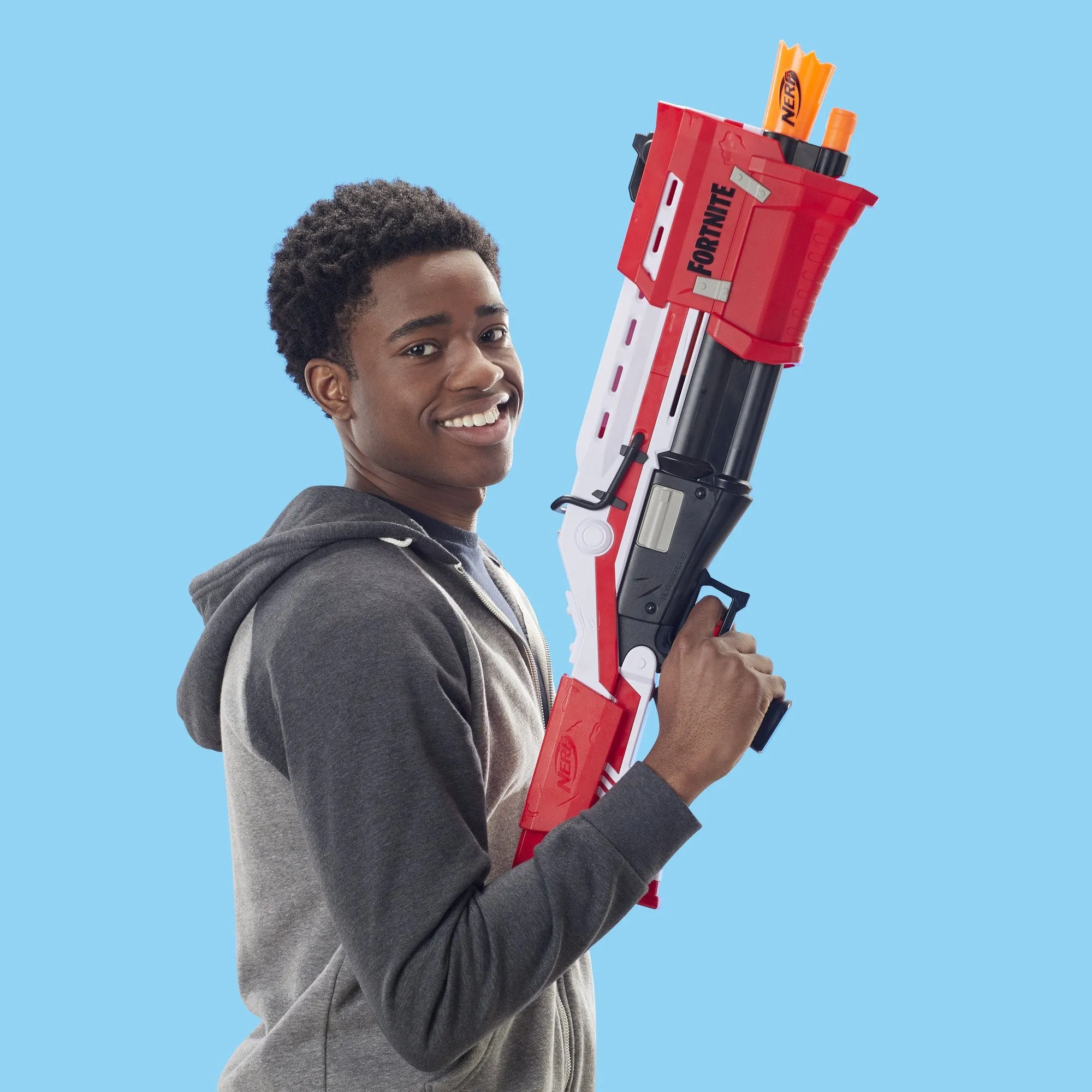Nerf Fortnite TS Nerf Pump Action Dart Blaster with 8 Nerf Mega Darts