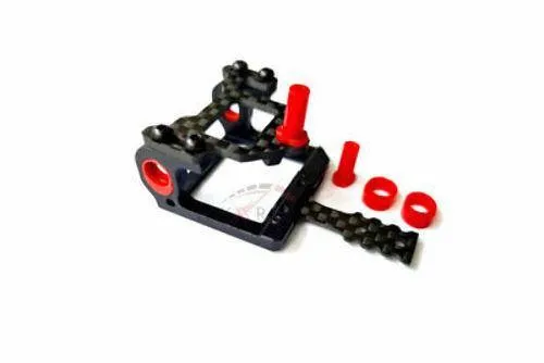 Nexx Racing Mini-Z 2 WD MR015/02/03 LCG 98-102mmAlu 7075 Square Motor Mount (BLACK) NX-016