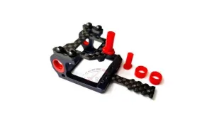 Nexx Racing Mini-Z 2 WD MR015/02/03 LCG 98-102mmAlu 7075 Square Motor Mount (BLACK) NX-016