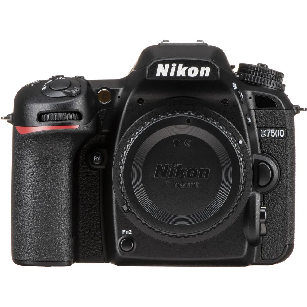 Nikon D7500 Digital Camera (Body Only) (1581)   64GB SD Card   Camera Bag (Intl)