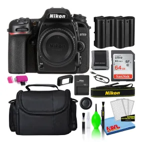 Nikon D7500 Digital Camera (Body Only) (1581)   64GB SD Card   Camera Bag (Intl)