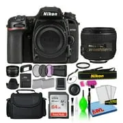 Nikon D7500 Digital Camera with 50mm f/1.4G Lens (1581)   64GB Card   Bag (Intl)