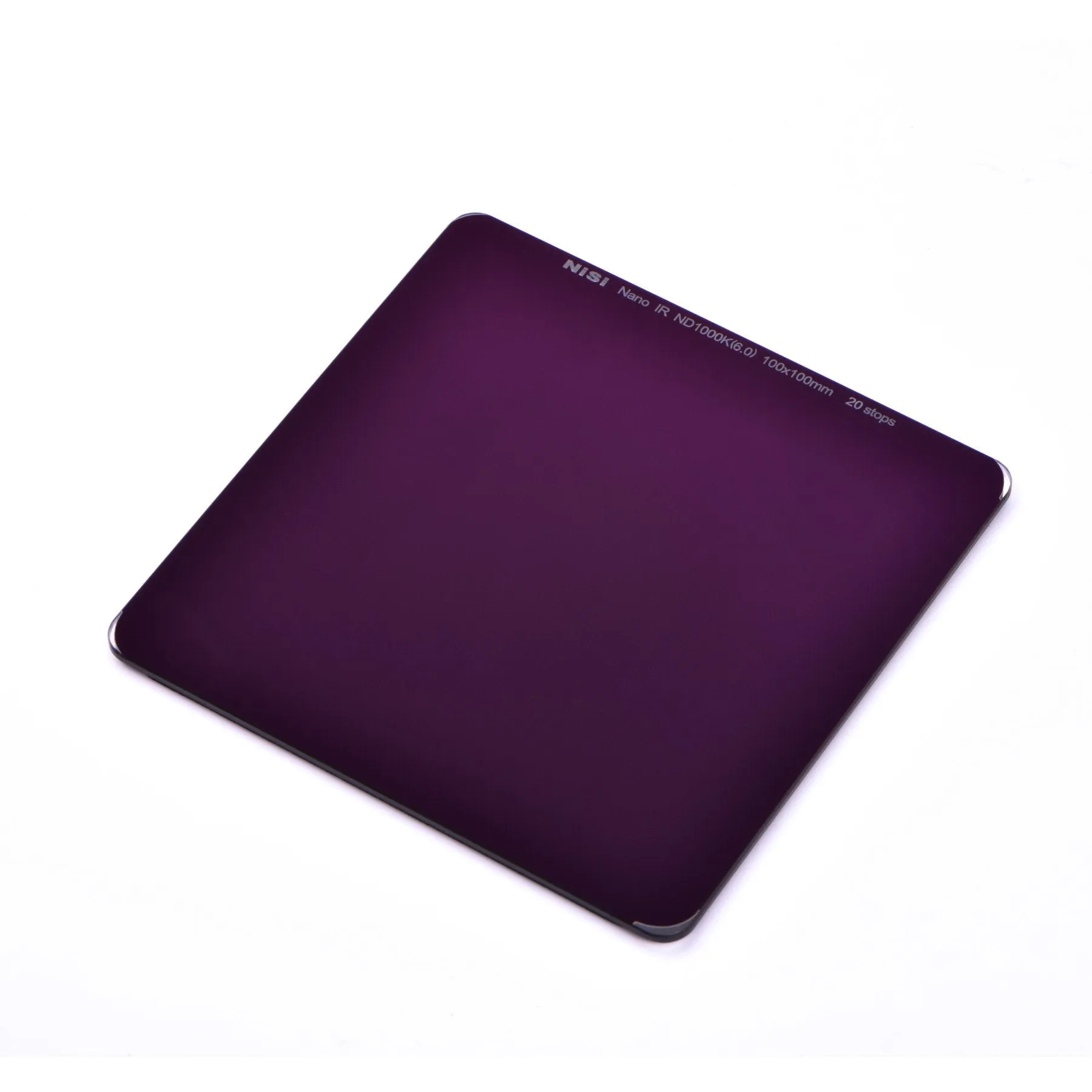 Nisi 100x100mm Nano IR Neutral Density filter – ND1000K (6.0) – 20 Stop Black Hole