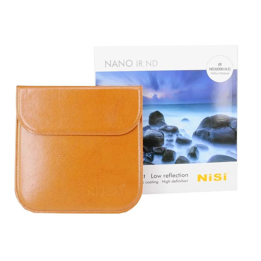 Nisi 100x100mm Nano IR Neutral Density filter – ND32000 (4.5) – 15 Stop Super Stopper