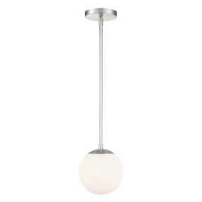 Niveous 7 In LED Pendant Light Nickel Finish