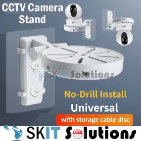 No-Drill Wall/Ceiling Mount CCTV Stand  Holder Various Camera Home Monitoring Bracket Indoor Universal Base Projector