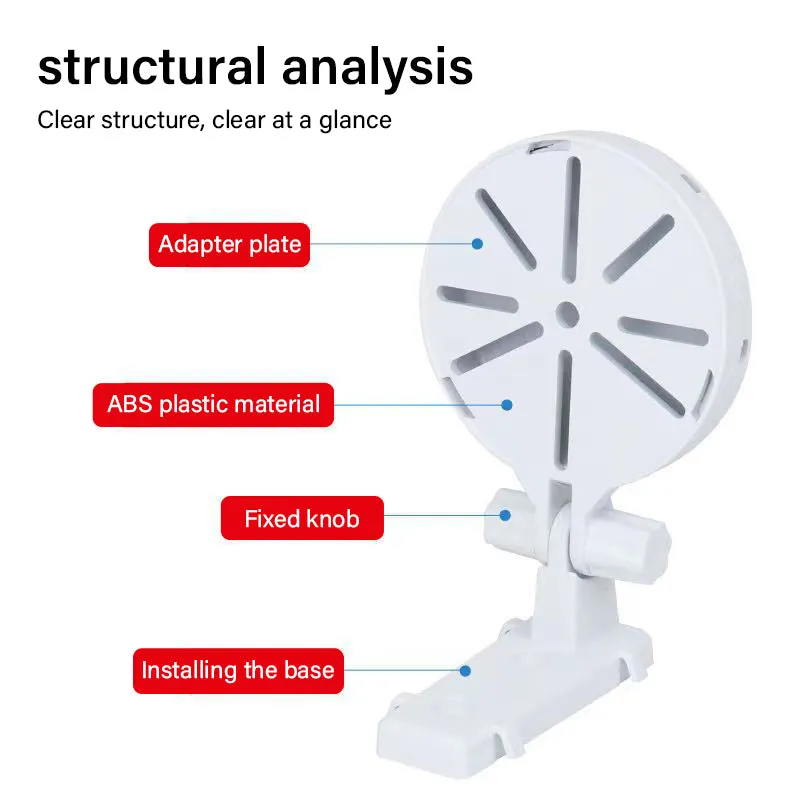 No-Drill Wall/Ceiling Mount CCTV Stand  Holder Various Camera Home Monitoring Bracket Indoor Universal Base Projector