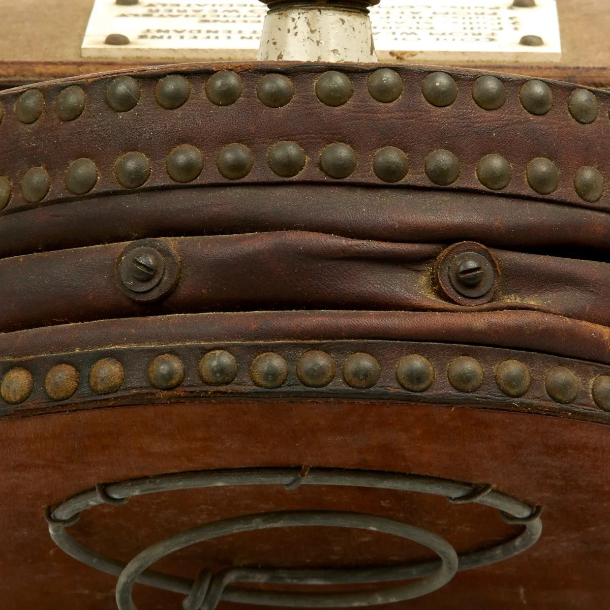 Original British 1880 Siebe Gorman & Co Bellow Air Pump Diving Firefighting Bellows Siren and Alarm