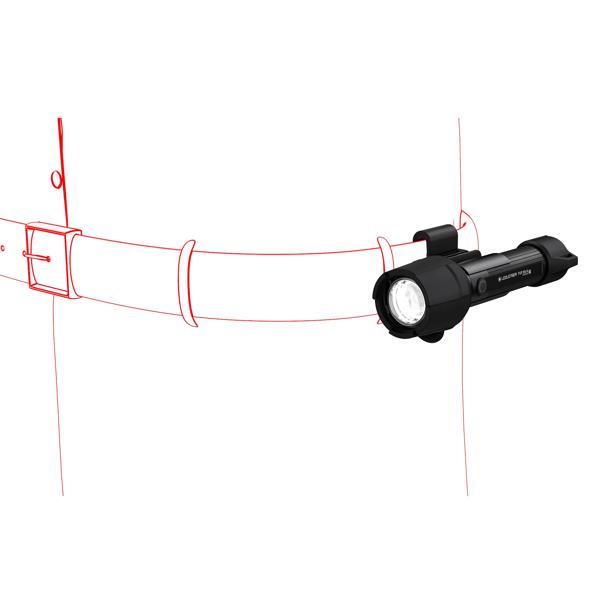 P6R Work Rechargeable Torch