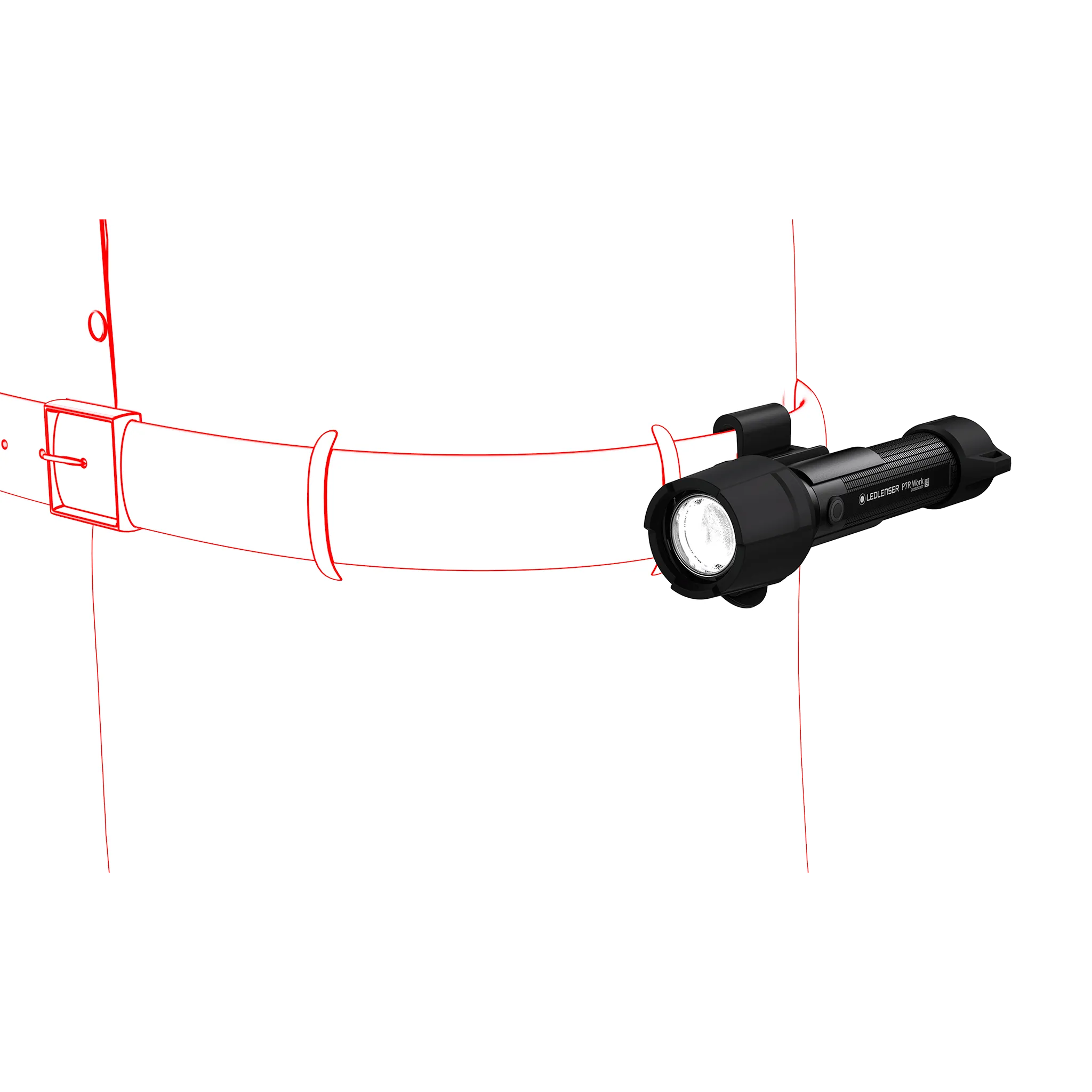 P7R Work Flashlight