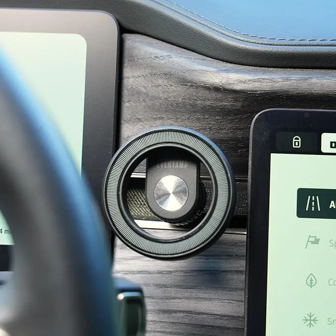 Phone Mount Dash Anchor with 17mm Magnet Mount for Rivian R1T & R1S 2022-2025 - Mount Cell Phones, Tablets, Microphones, Radar Detectors and More with No Screws or Adhesives - Patent Pending