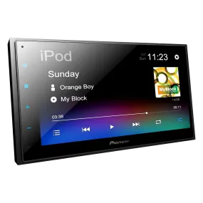 Pioneer DMH-130BT Double Din 6.8" Touchscreen Bluetooth Car Stereo Digital Media Receiver
