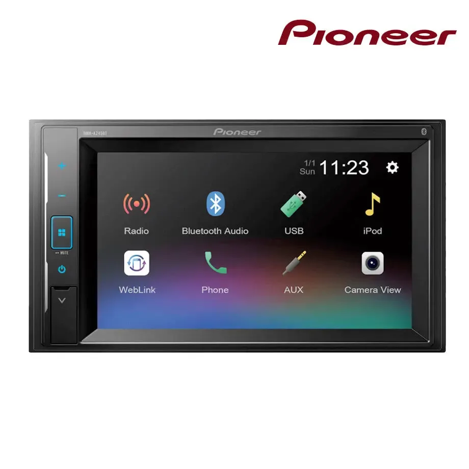 Pioneer DMH-A245BT- 6.2 Inch Digital Media AV Receiver with Bluetooth & Weblink