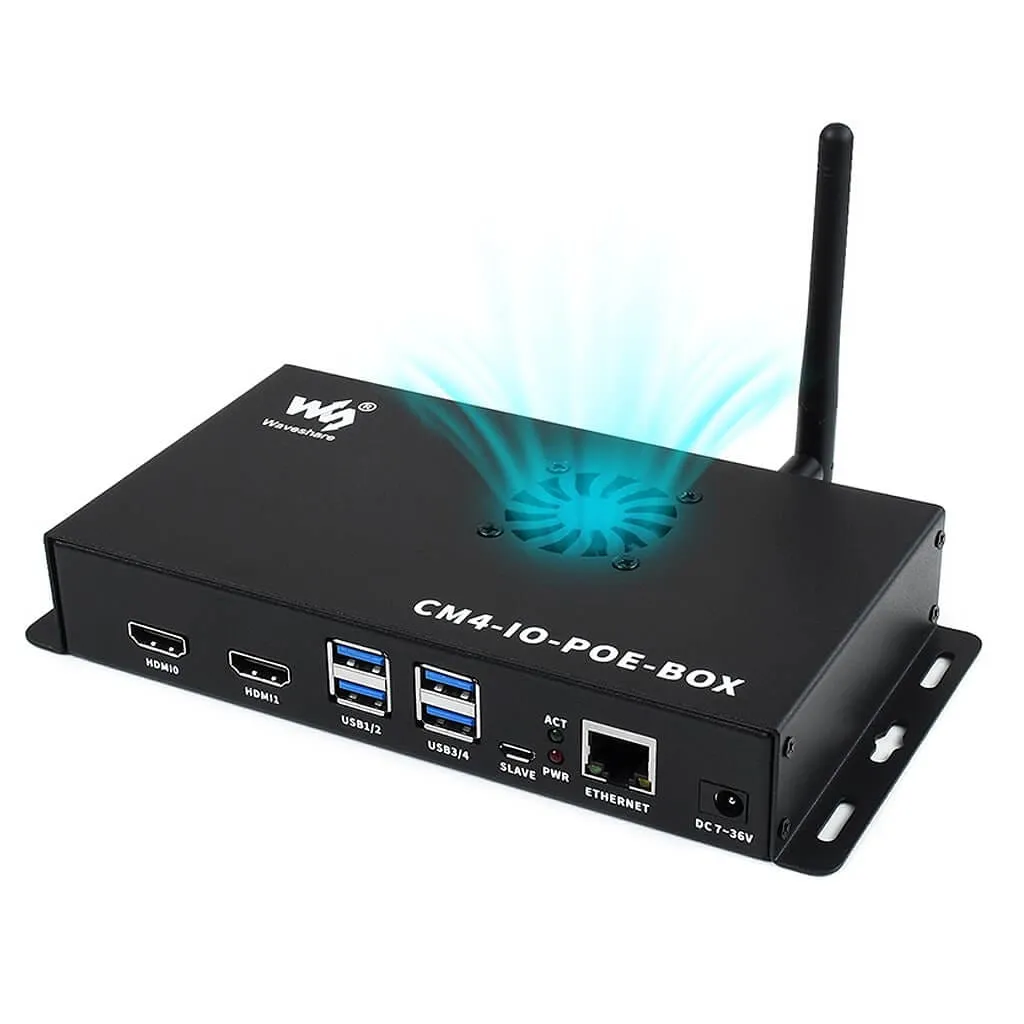 PoE Mini-Computer for Raspberry Pi Compute Module 4