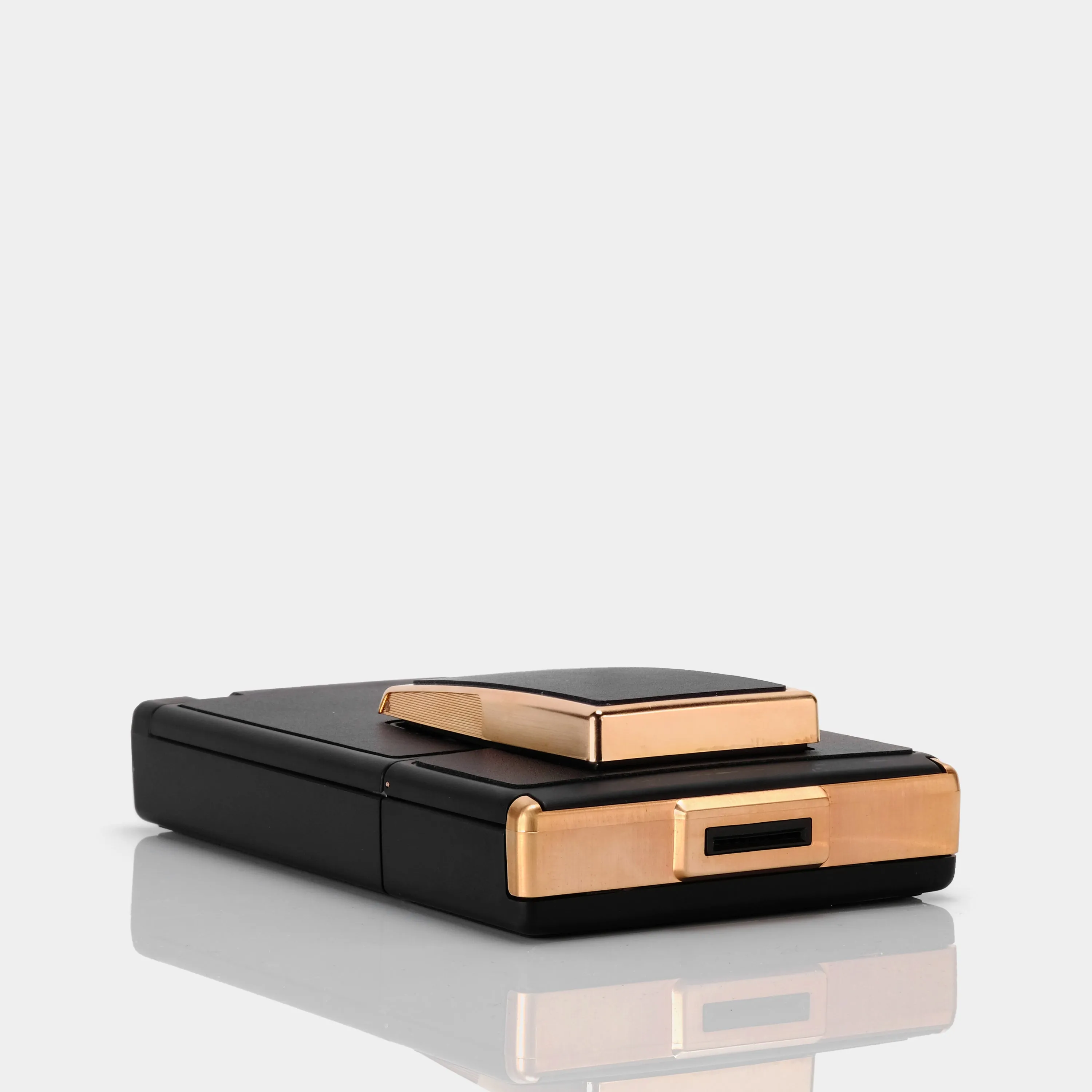 Polaroid SX-70 Alpha 1 Model 2 Black with Rose Gold Folding Instant Film Camera