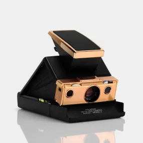 Polaroid SX-70 Alpha 1 Model 2 Black with Rose Gold Folding Instant Film Camera