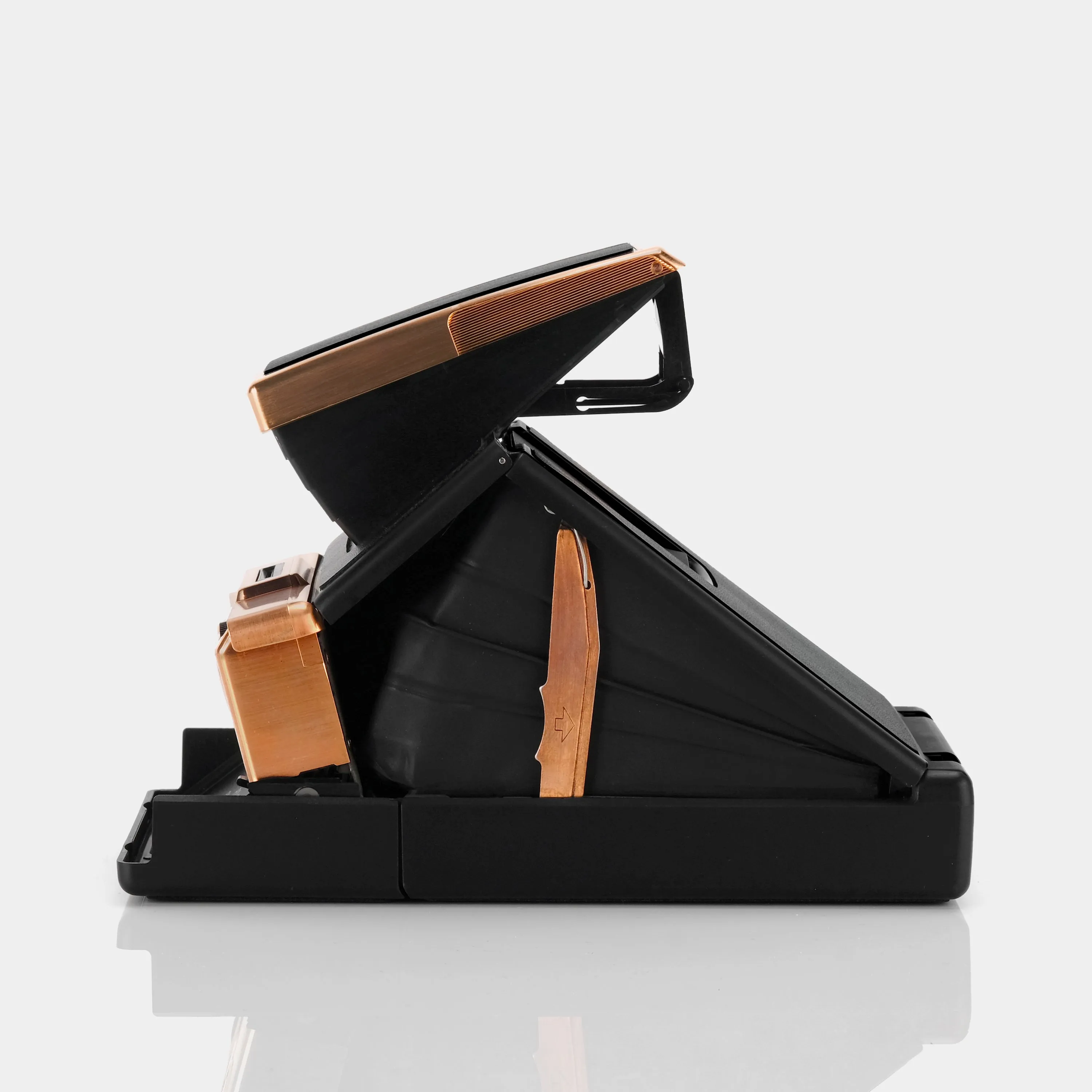 Polaroid SX-70 Alpha 1 Model 2 Black with Rose Gold Folding Instant Film Camera