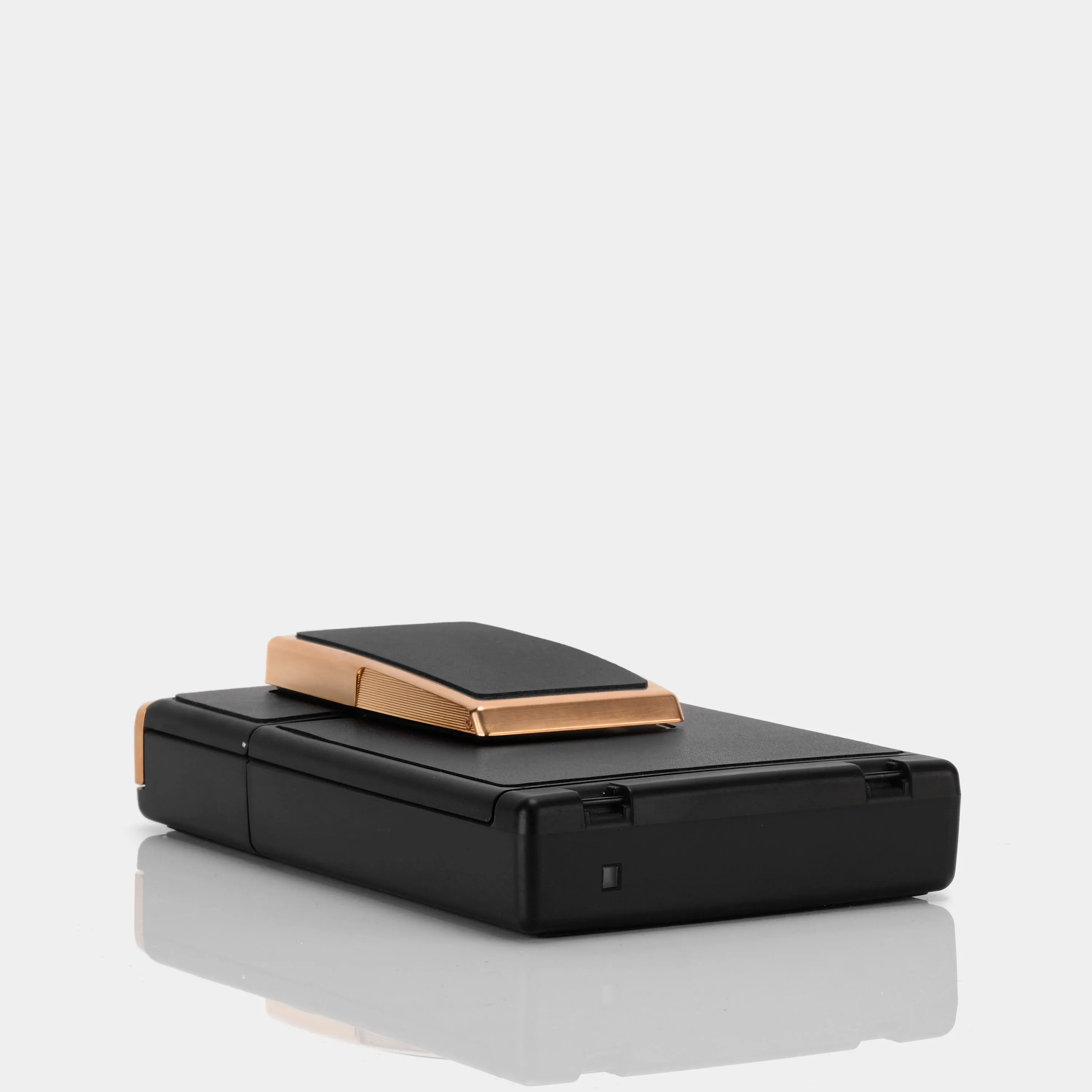 Polaroid SX-70 Alpha 1 Model 2 Black with Rose Gold Folding Instant Film Camera