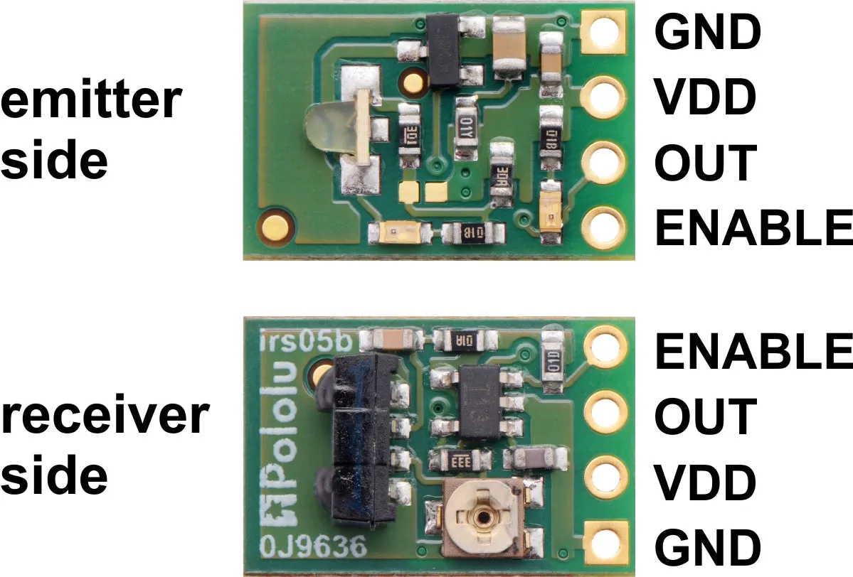 Pololu 38 kHz IR Proximity Sensor (Fixed Gain, High Brightness)