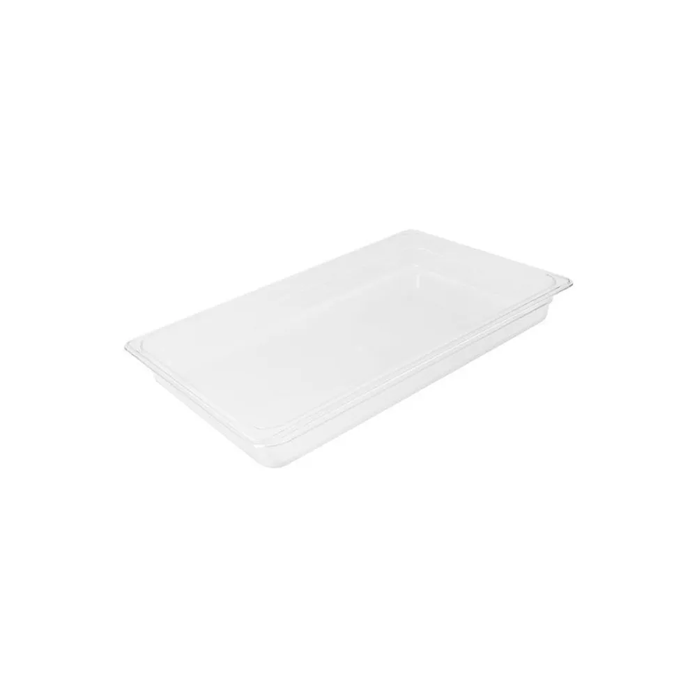Polycarb Steampan Clear 1/1 Size 530mm x 325mm