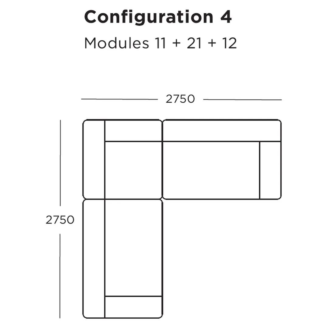 Pontone Modular Sofa (Modules 17-21)