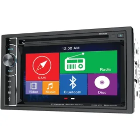 POWER ACOUSTIK PDN-626B 6.2 Double-DIN In-Dash GPS Navigation LCD Touchscreen DVD Receiver with Bluetooth(R)