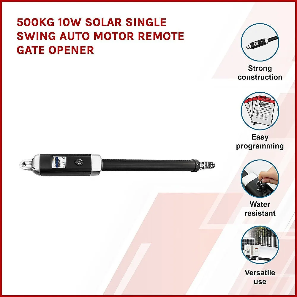 Powerful Auto Swing Gate Opener 500KG, Solar, Remote