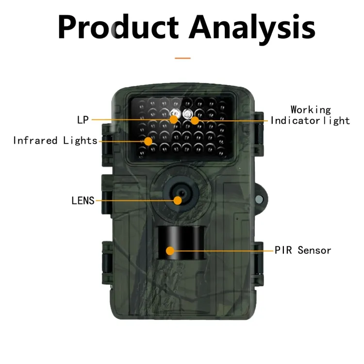 PR5000 2 Inch LCD Screen 1080P WiFi Infrared Night Vision Wildlife Hunting Tracking Camera