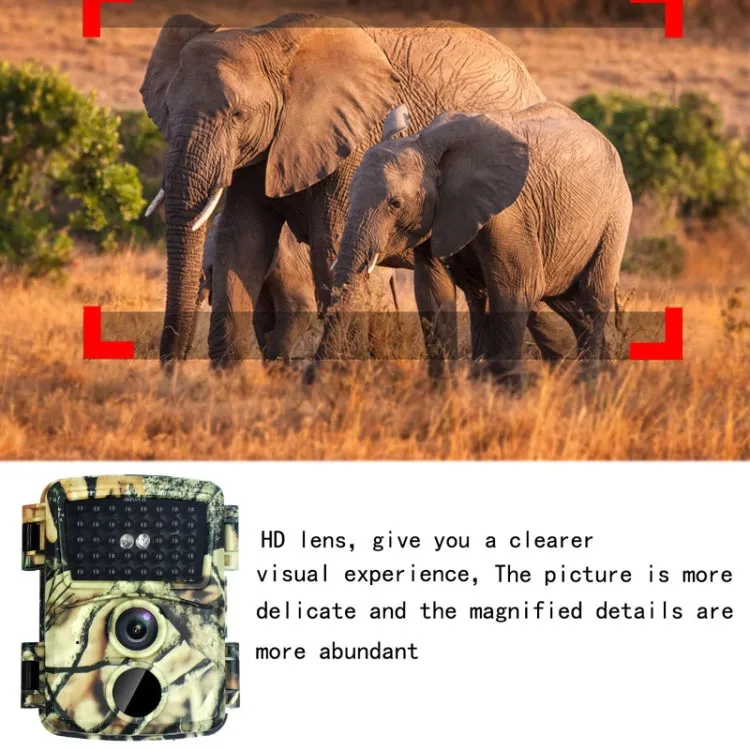 PR600C 20MP 1080P HD Infrared Camera Outdoor Hunting Camera 38 Infrared Light Monitoring Camera