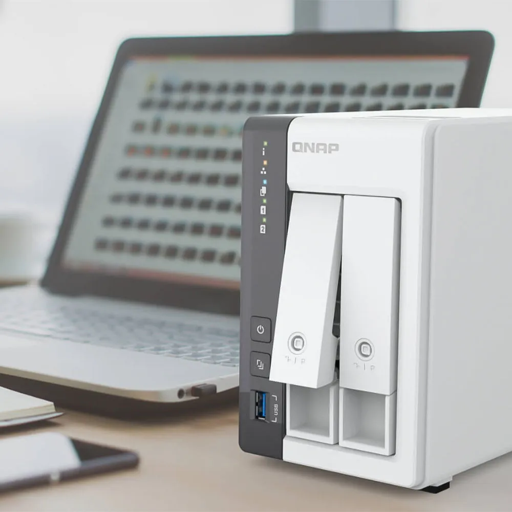 QNAP TS-216G 2-Bay Cloud Storage NAS Enclosure