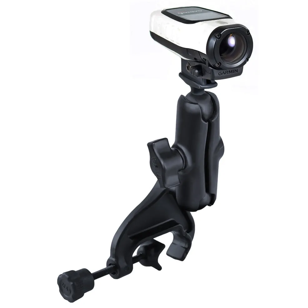 RAM® Double Ball Yoke Clamp Mount with Garmin VIRB™ Camera Adapter