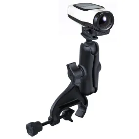 RAM® Double Ball Yoke Clamp Mount with Garmin VIRB™ Camera Adapter
