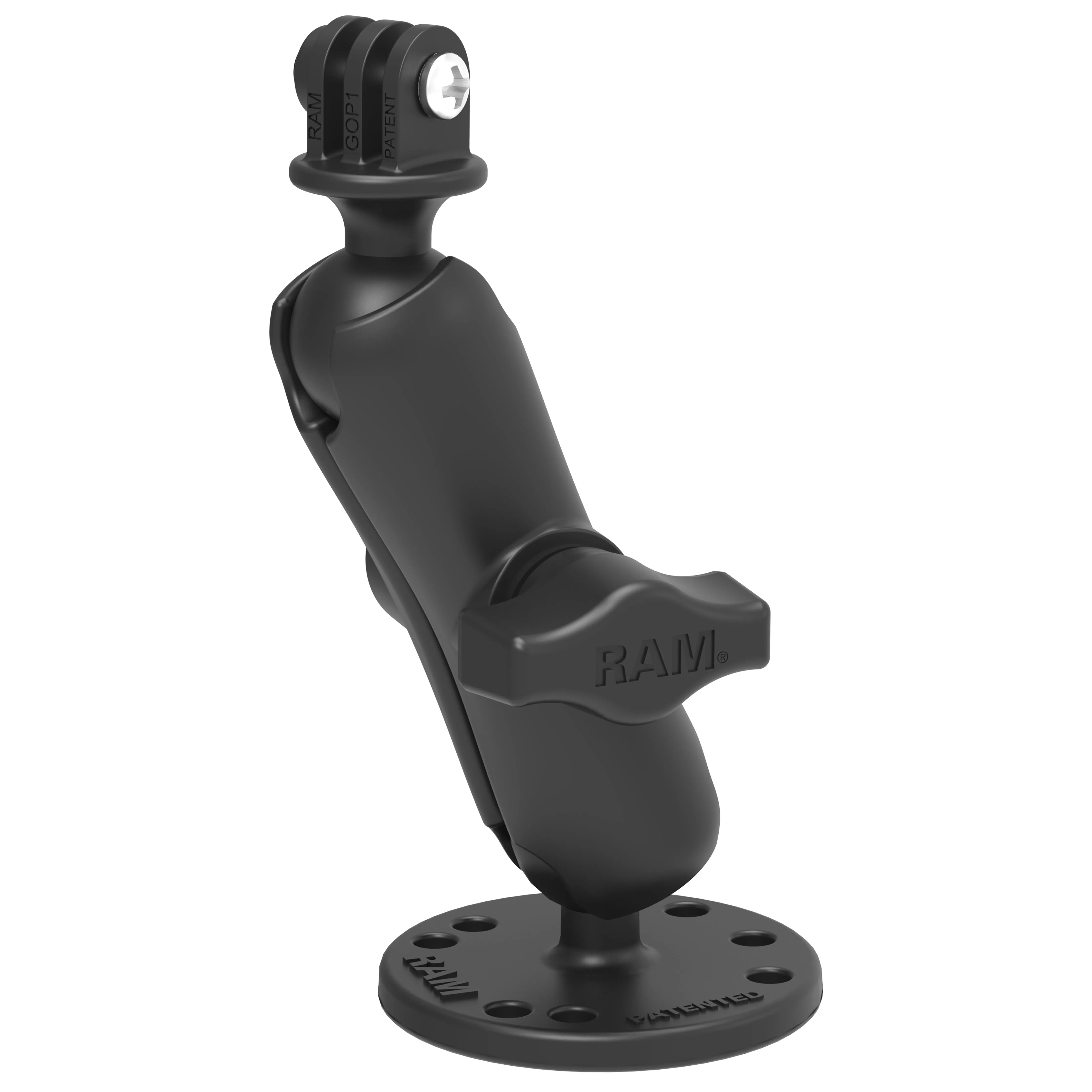 RAM® Drill-Down Mount with Universal Action Camera Adapter