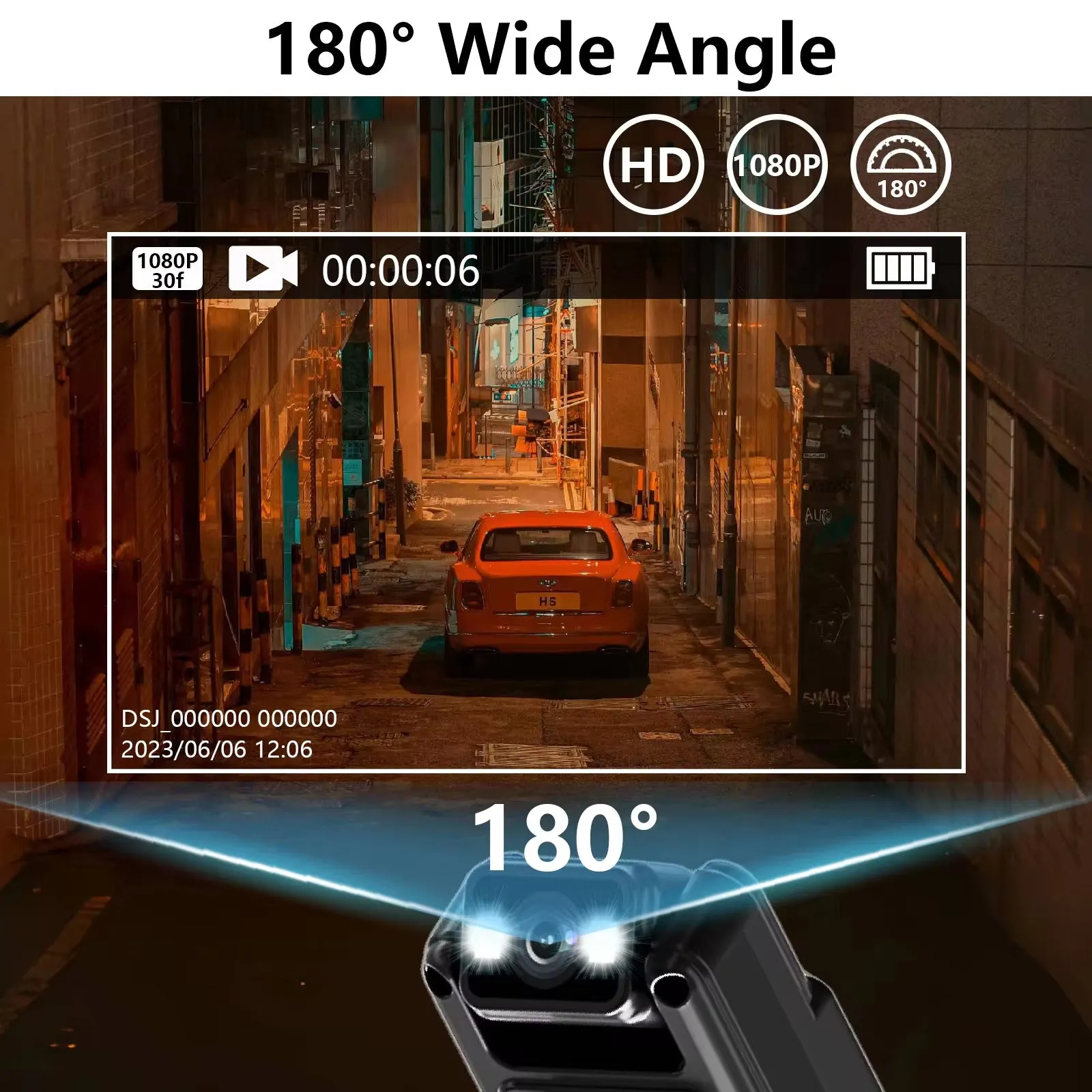 RECON GS2 L12 Genuine HD Mini Camera with Night Vision, Photo, Video & Motion Detection Features